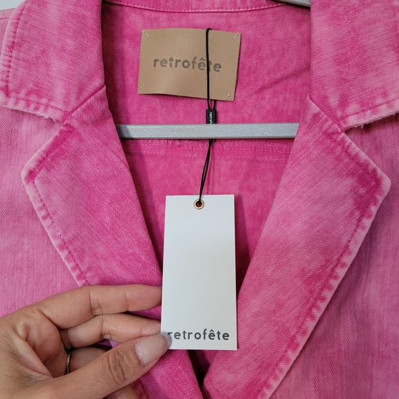 Retrofete Willa Dress inVintage Pink - Picture 9 of 10